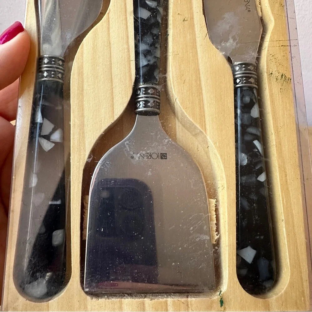 Lorena Brand New Cheese Board Serving Set 3 Pieces